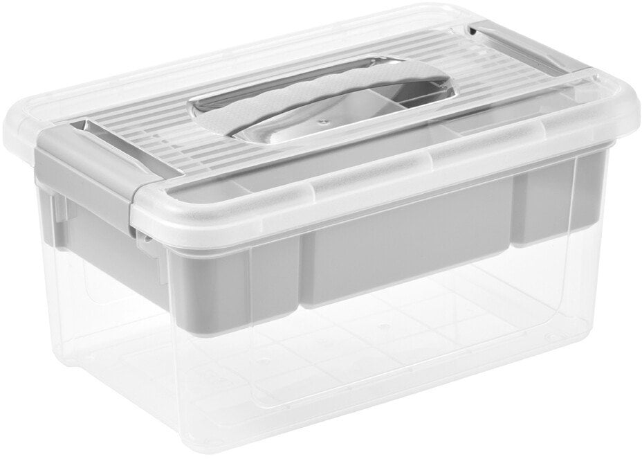 Kaste ar vaku un organaizeru organizer box Henri 23x35x17cm 9L gaisi peleka/caurspidiga 4052396112177