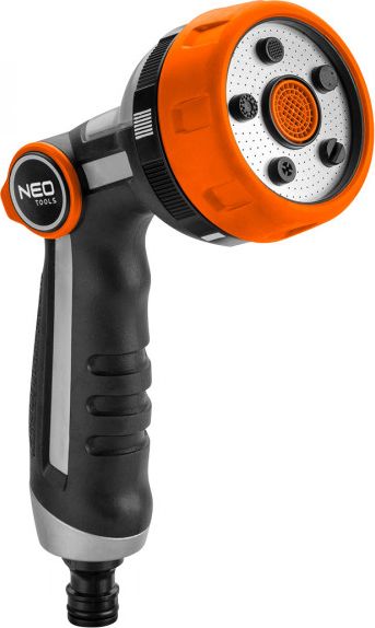 Neo Zraszacz (Zraszacz wielofunkcyjny, 5 funkcji, z płynną regulacją, metalowa tarcza)