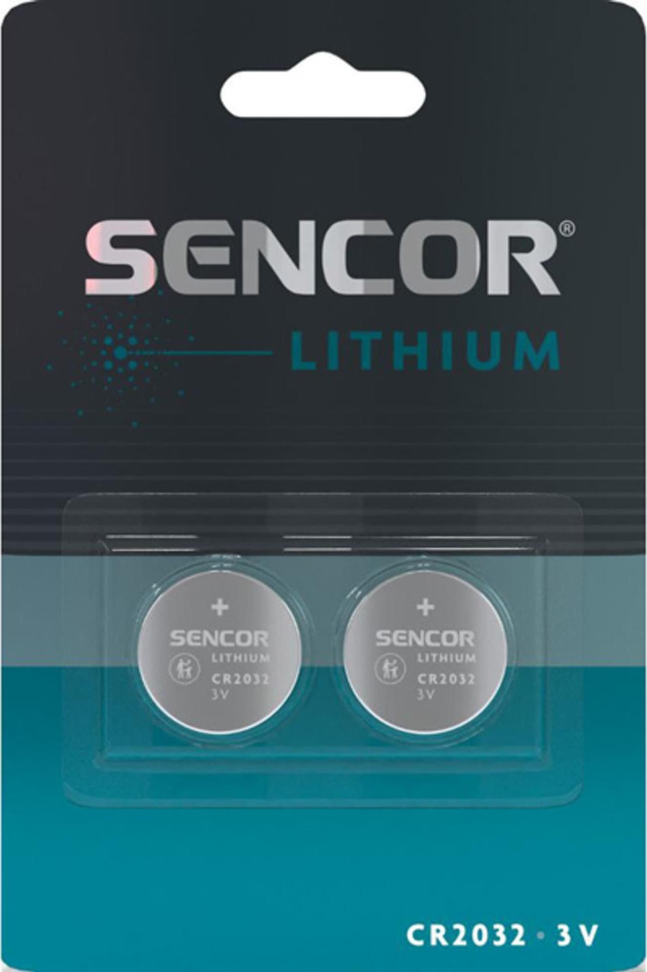 Sencor Bateria litowe, CR2032, CR2032, 3V, Sencor, blistr, 2-pack