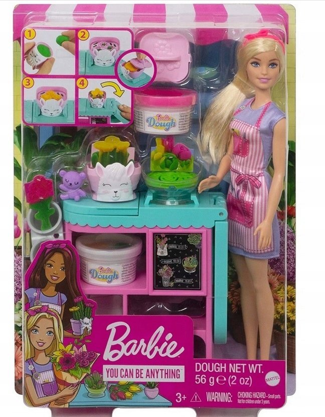 Mattel Barbie by Mattel, Barbie, Doll, Florist Playset, For Girls For Girls