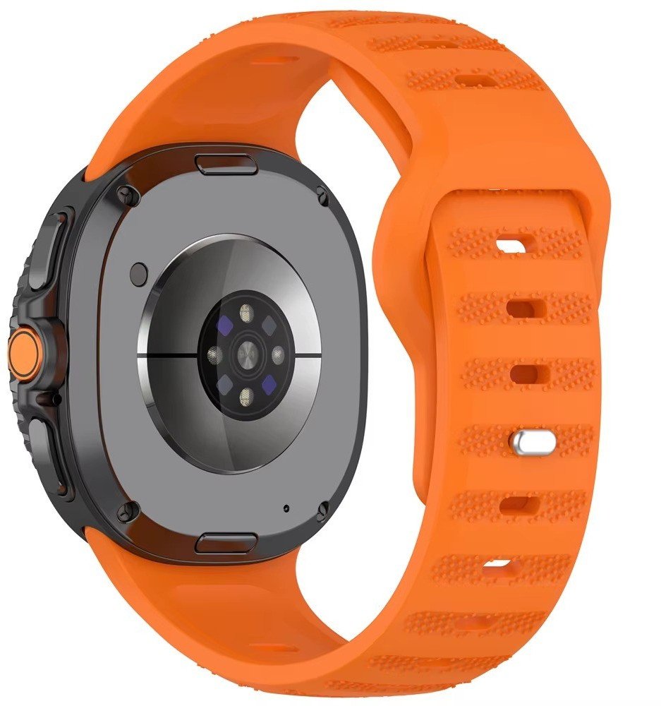 PASEK DO SAMSUNG GALAXY WATCH 8 40MM / 44 MM / 46 MM CLASSIC POMARAŃCZOWY