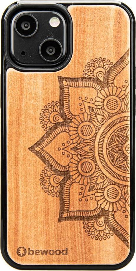 BeWood Drewniane Etui iPhone 13 Mini MANDALA JABŁOŃ