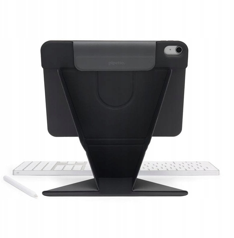Pipetto Origami No6 Stand case, black - iPad Air 11" (2025/2024)/ iPad Air 10.9" (2022/2020)
