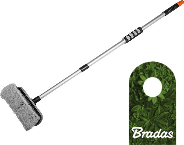 Bradas Szczotka teleskopowa do mycia samochodu 8" 80-130cm BRADAS 5182