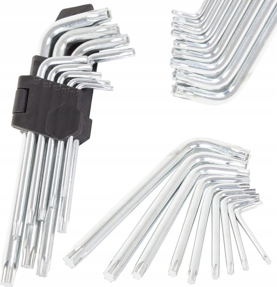 Verk KLUCZE IMBUSOWE IMBUSY 1,5-10 9 el ZESTAW TORX