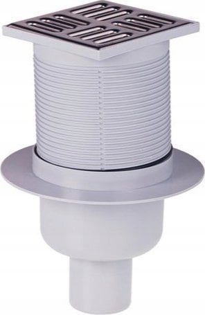 ALCADRAIN Kratka ściekowa 105×105/50 mm odpływ pionowy syfon mokry