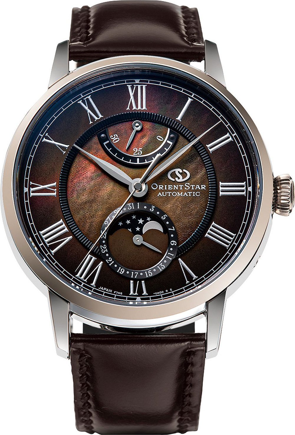 Zegarek Orient Star Zegarek męski Orient Star RE-AY0121A00B brązowy