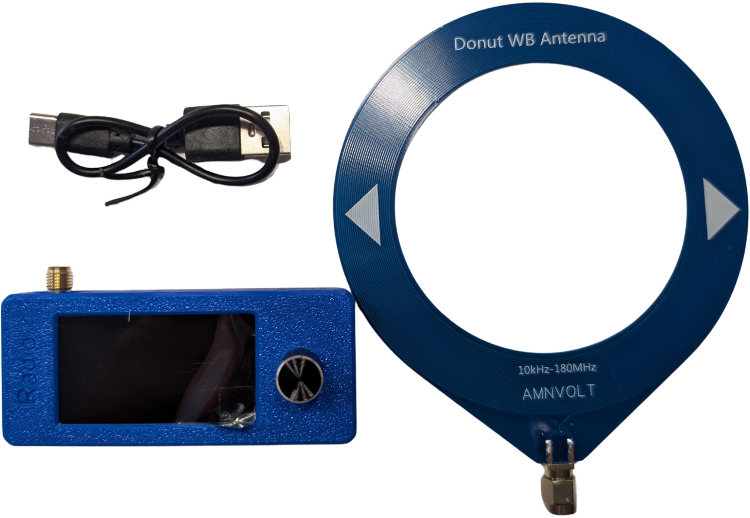 ATS MINI RADIO SI4732 DSP v2 odbiornik SDR niebieski