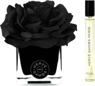 Gift Set Herve Gambs: Terre D'epices, Room Spray, 10 ml + Black Couture Flower, Porcelain, Aroma Reed Diffuser, Black Unisex
