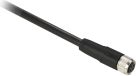 Schneider Electric Złącze żeńskie M8 proste 4-pinowe kabel 5m PUR (XZCP0941L5)