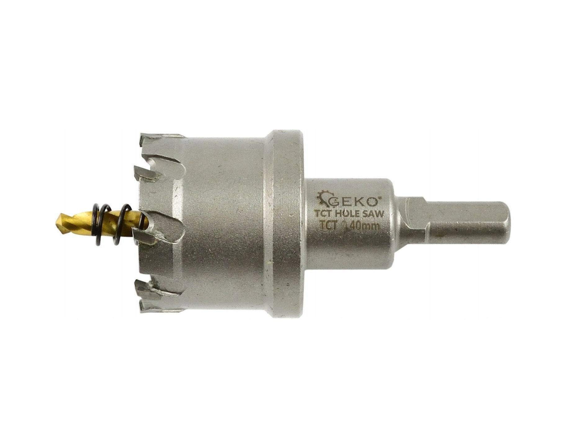 Otwornica widiowa - koronka do metalu 40mm z wiertłem tytanowym (100)