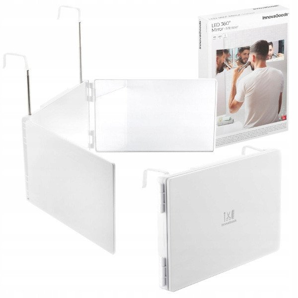 Lusterko wiszące białe InnovaGoods Stylowe Dekoracyjne Łazienki Sypialni