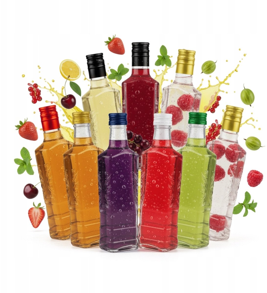 Bimberek 50X Butelki szklane PIONIER MOSKWA 250ML NALEWKI WINO SOK