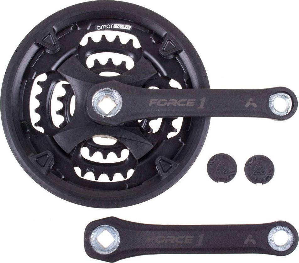Amar Mechanizm korbowy FORCE 1 22-32-42T 150mm czarny z osłoną