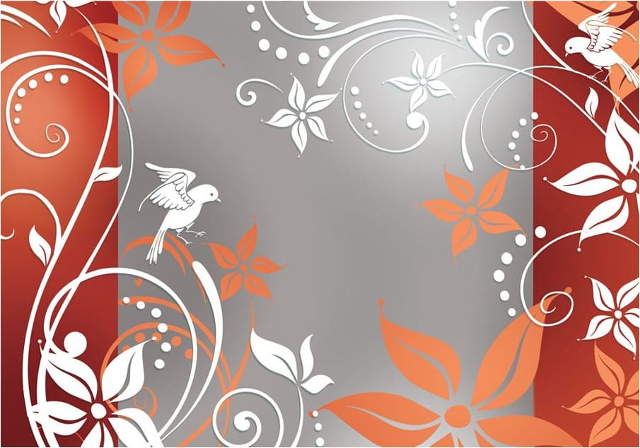 DecoNest Fototapeta - Kwiatowa fantazja II - 100X70