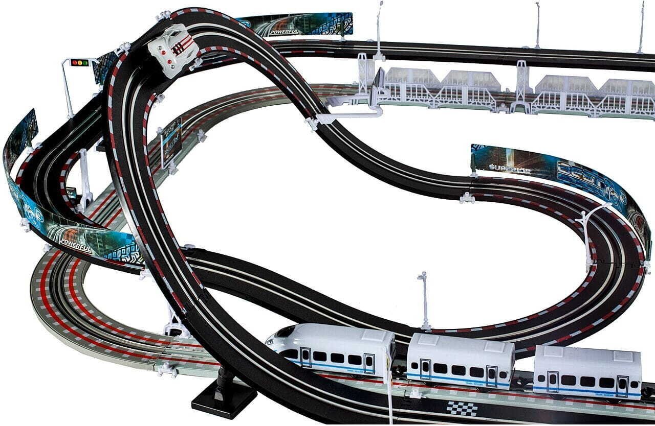 Tor Wyścigowy Kolejka Elektryczna Auto Duży 600 Cm