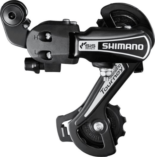 Shimano Przerzutka Shimano tył RD-TY21 6 rz SS czarna