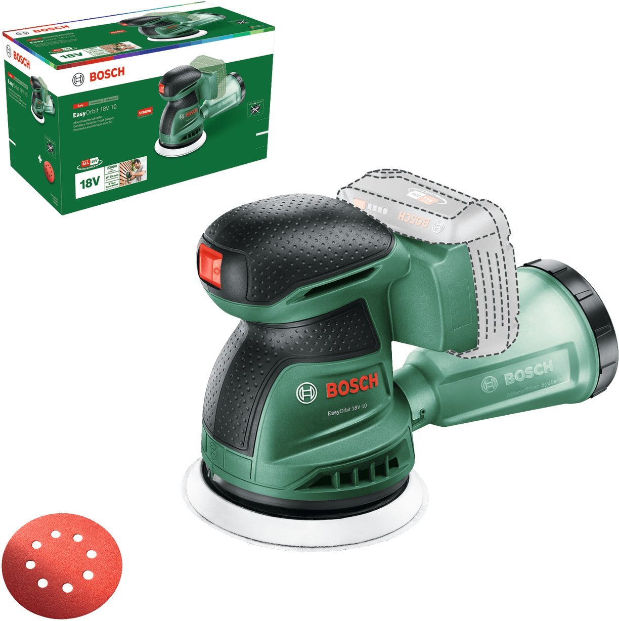 Bosch EasyOrbit 18V-10 solo