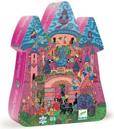 Djeco Puzzle w pudełku - Zamek księżniczki (145458)