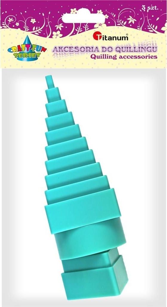 Titanum Foremki do quillingu mix 3szt