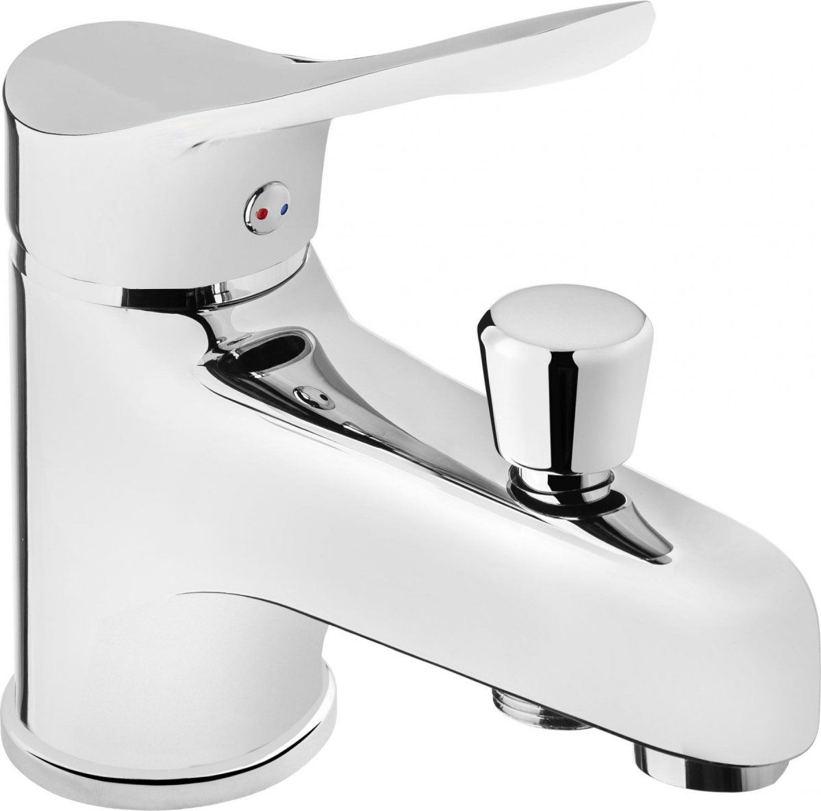 Bateria wannowa Deante Joko 1-otworowe chrom (BOJ 016L)