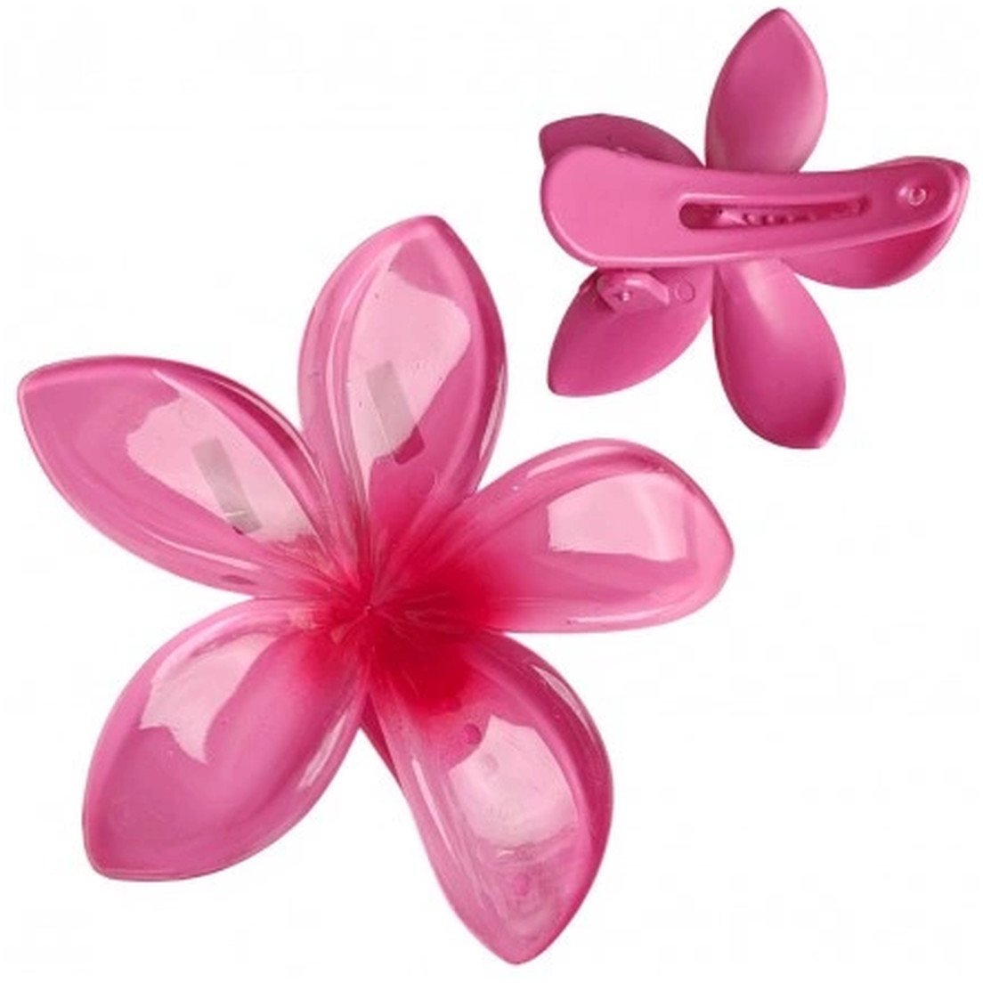 Ecarla Spinka do włosów XL Klips kwiat różowy ombre 6 cm Sp403 24g