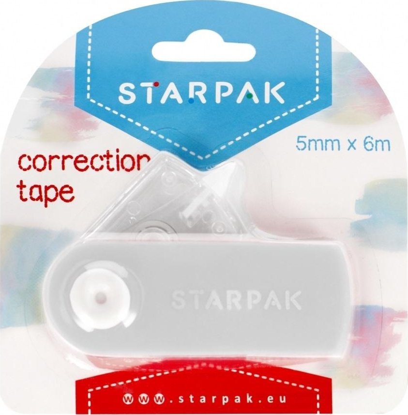 Starpak KOREKTOR W TASMIE 5MMX6MB SZARY STK 12/432 PG