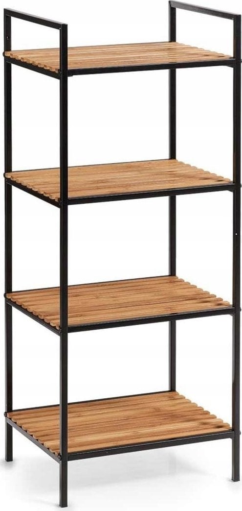 Zeller Bambusowy regał łazienkowy - 4 poziomy na przybory, ręczniki ZELLER