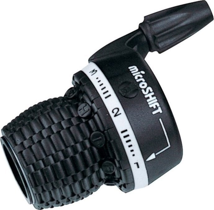 Microshift Manetka MICROSHIFT, Lewa, 3.rzędowa, Kompatybilna z Shimano, Twist Shifter, Friction (NEW)