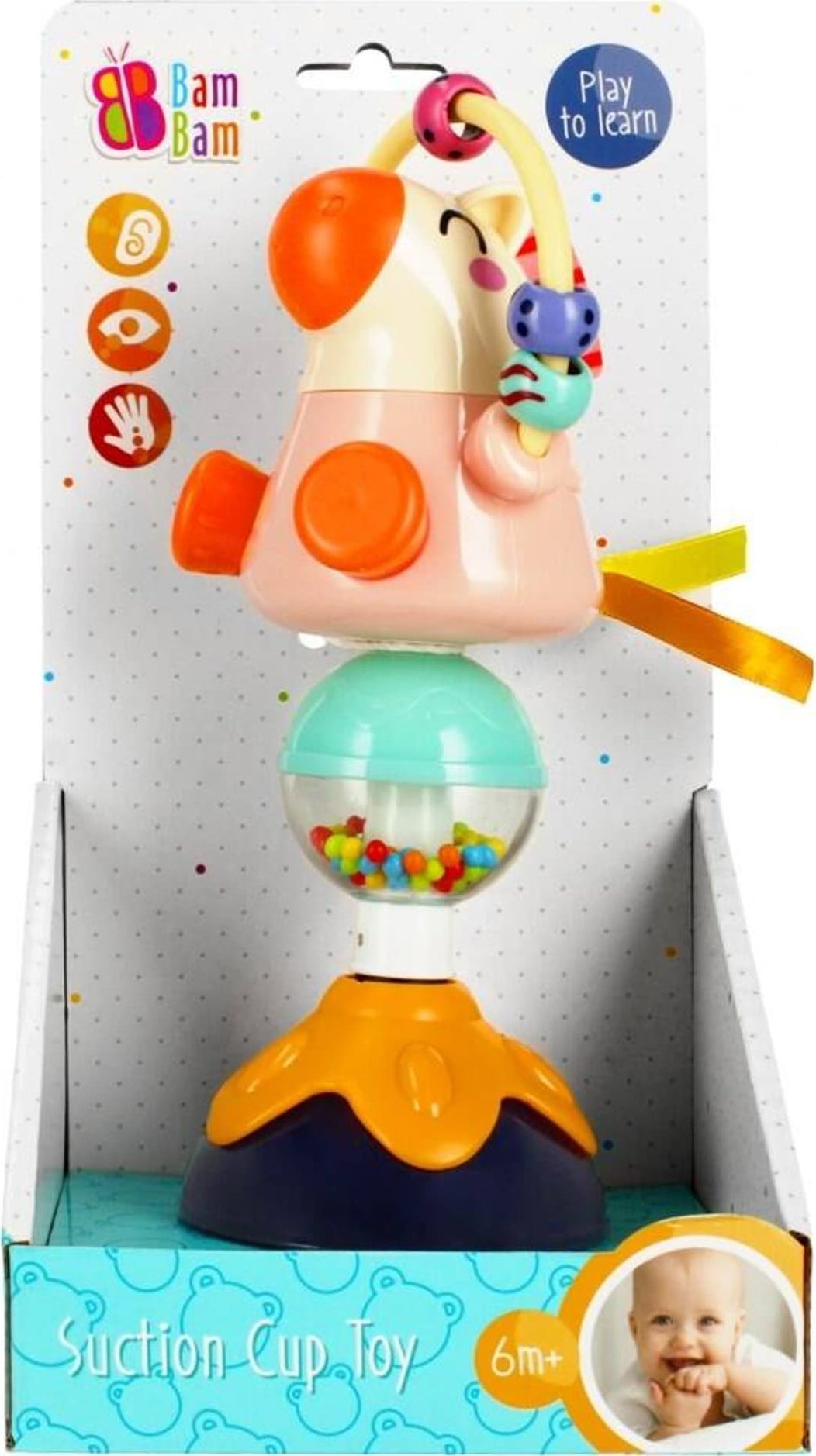 BamBam BAM BAM KONIK EDUKACYJNY NA PRZYSSAWKE 0/24