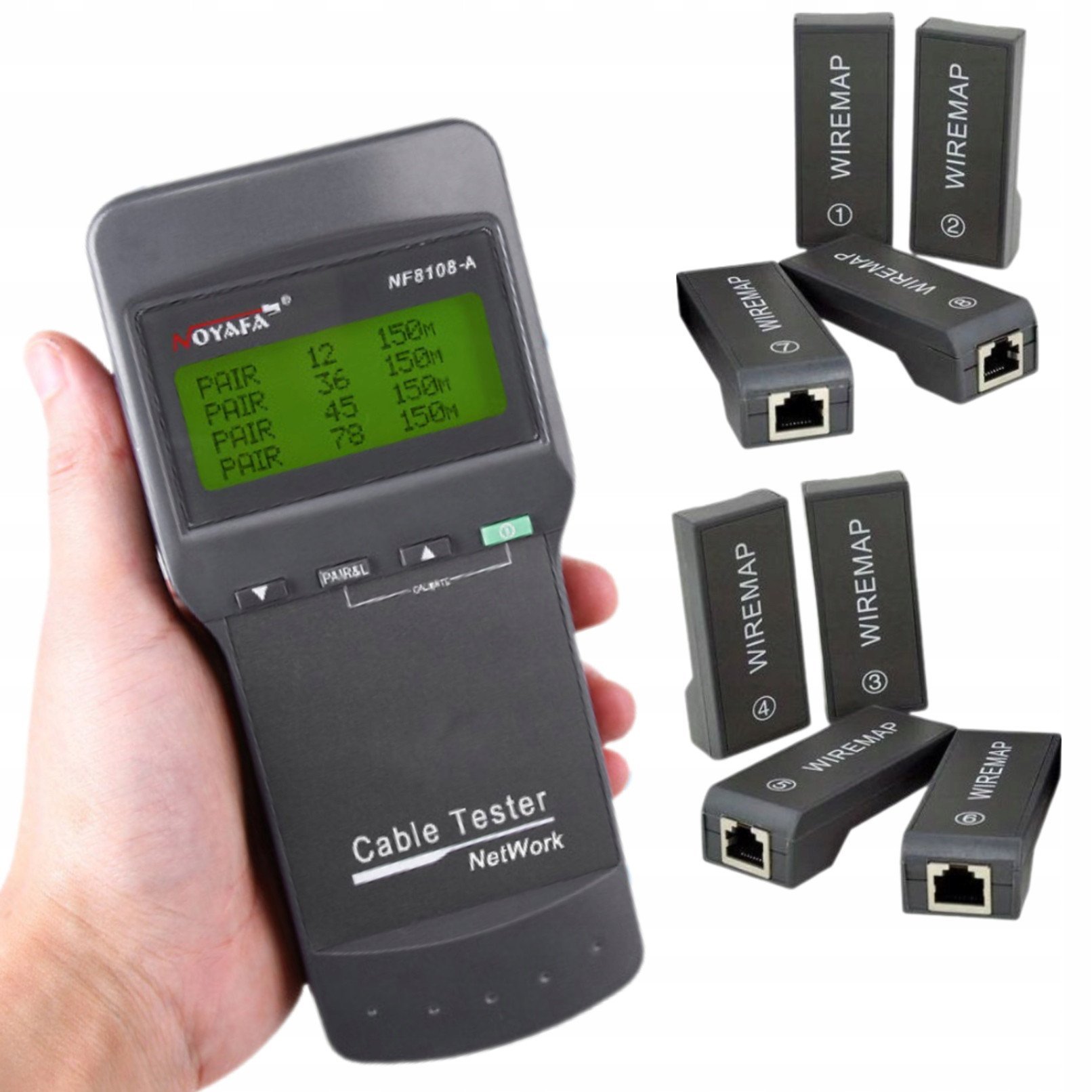 Logon CABLE TESTER WITH LENGTH/DISTANCE/TROUBLESHOOTIN