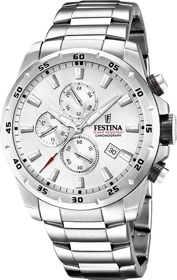 Zegarek Festina Zegarek męski Festina F20463-1 srebrny