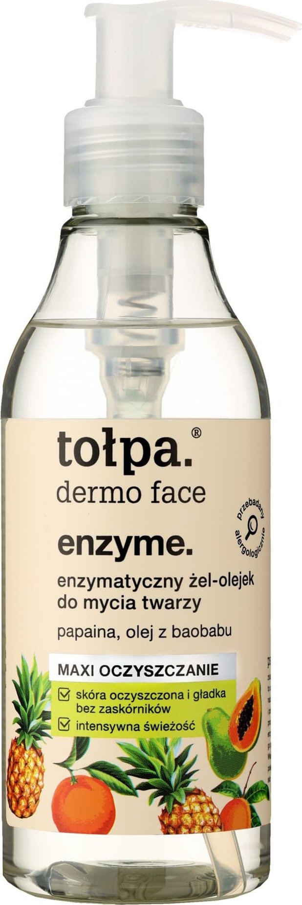 Tołpa Dermo Face Enzyme Enzymatyczny żel-olejek do mycia twarzy 195ml