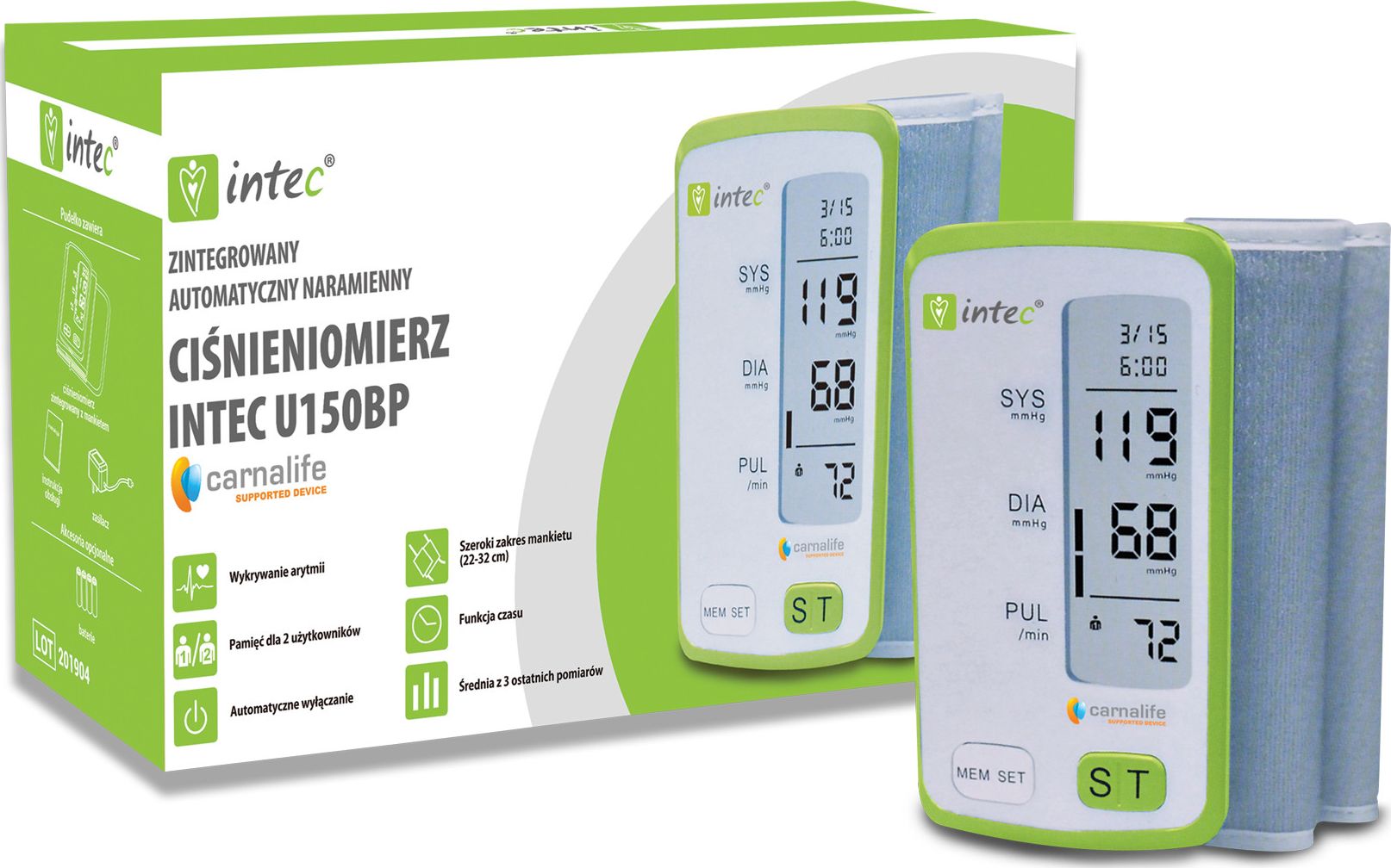 Ciśnieniomierz Intec Intec U150BP