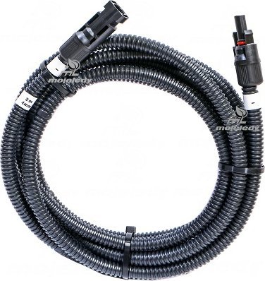 Mojeledy Przedłużacz - solarny zakuty MC4 peszel UV 2m