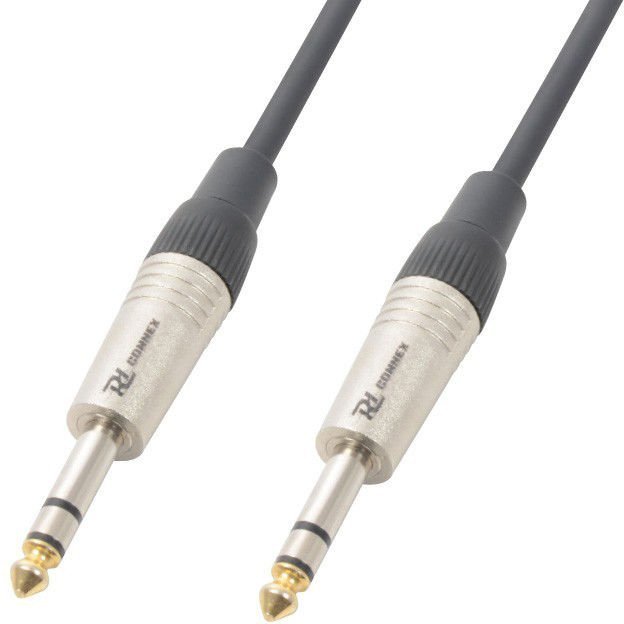 Kabel sygnałowy stereo 1,5m Jack 6,3 - Jack 6,3 PD Connex one size