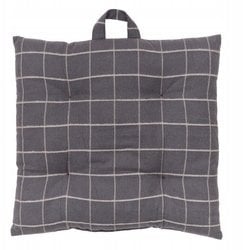 TODAY Poduszka na krzesło w kratę SOFT GEOMETRY 40 x 40 cm