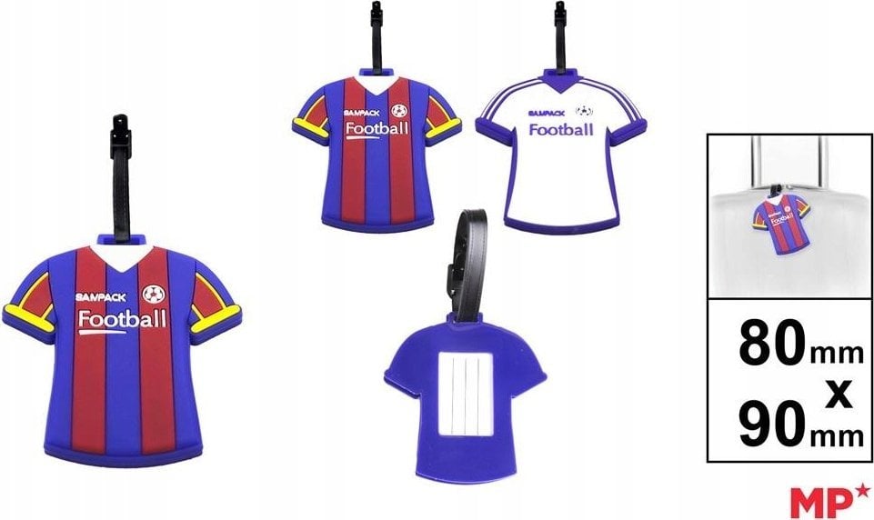 Teka Zawieszka na bagaż z miejscem na podpis MIX