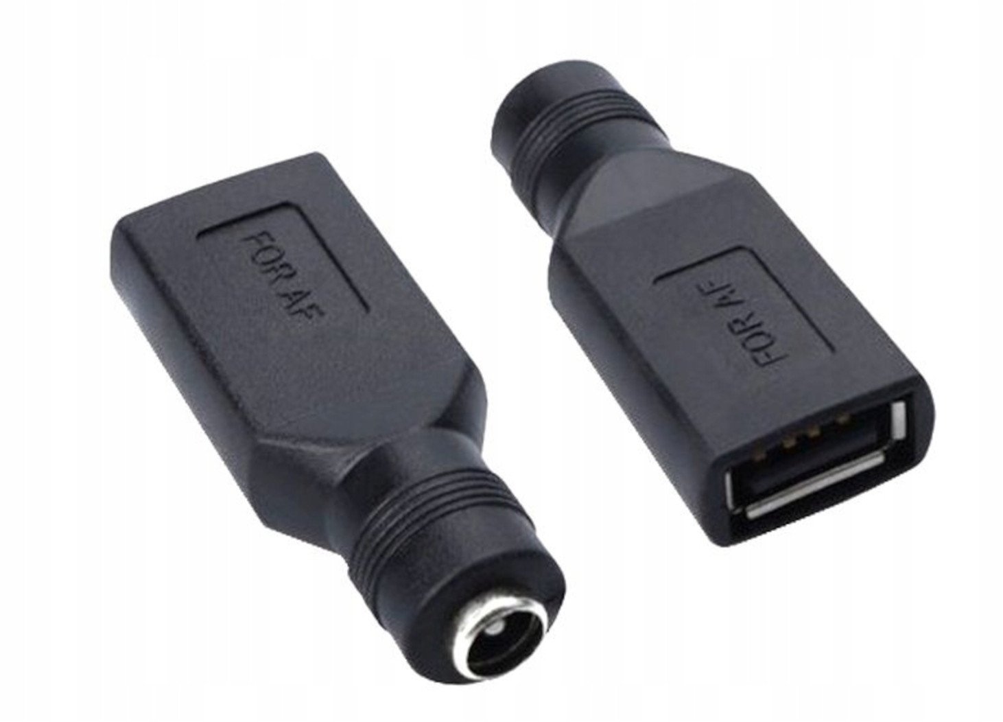 Adapter gniazdo USB typ A - gniazdo DC 2,1/5,5mm E