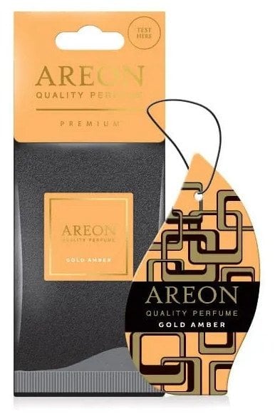 AIR FRESHENER PREMIUM - GOLD AMBER