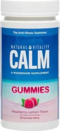 Adidas Natural Vitality - Calm Gummies, Raspberry Lemon, 60 żelek