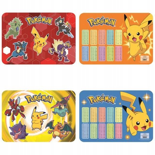 Podkład dwustronny laminowany A3 Hot Pokemon