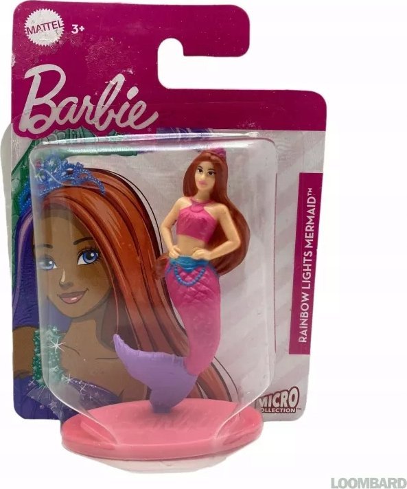 Mattel Barbie Mini Rainbow Lights Mermaid 7,5cm