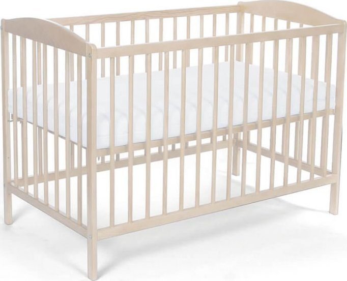 Tomi Łóżeczko TOMI V Klasyczne Biały Transparentny