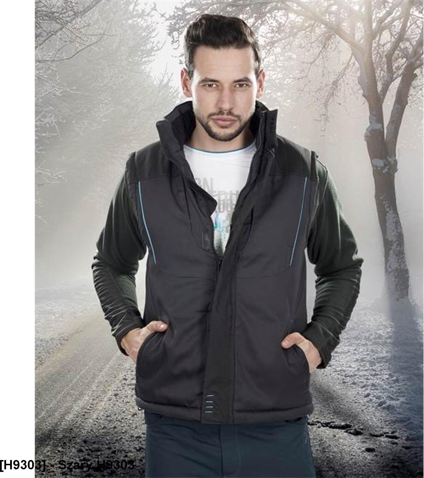 Ardon ARDON 4TECH - kamizelka zimowa - Szary H9303 2XL