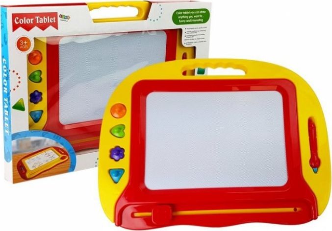 Lean Sport Tablica Znikopis Czerwony z Pieczątkami