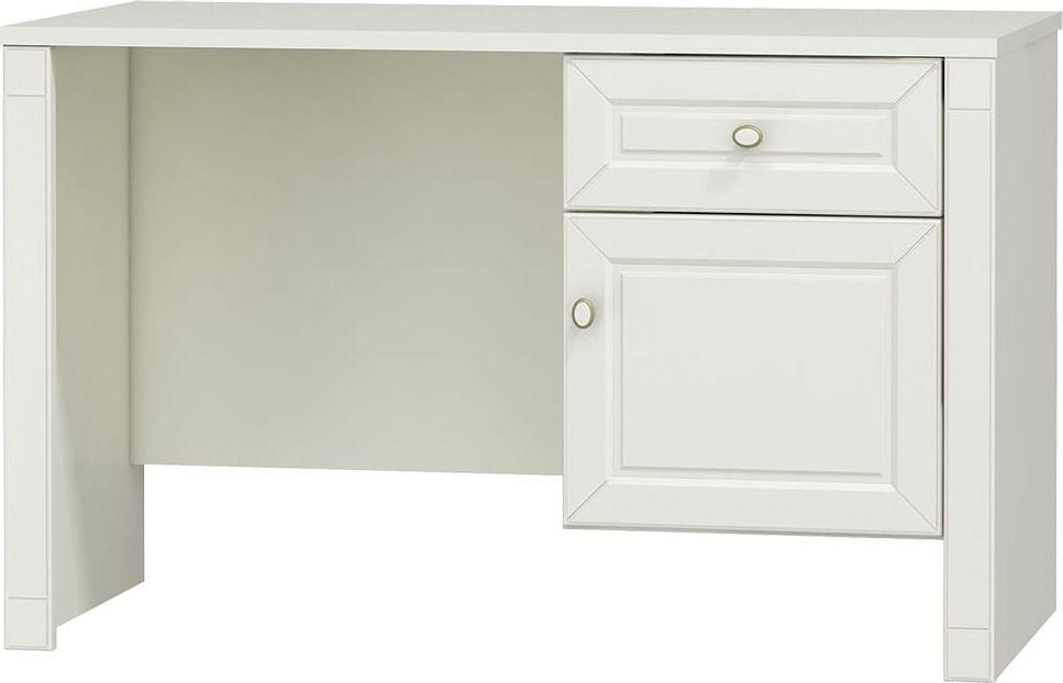 Biurko Restol Meble Luna Białe 120 cm x 60 cm