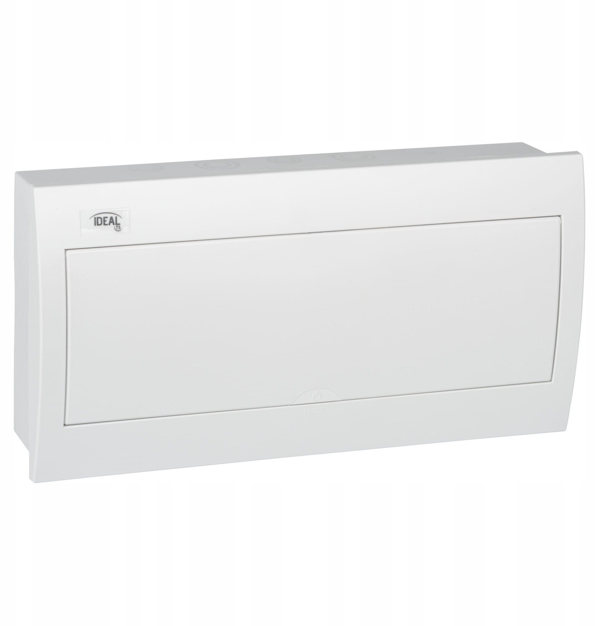 Rozdzielnica modułowa tworzywo 1x18 podtynkowa IP30 IK07 N+PE II klasa drzwi białe KDB-F18P biały 23626