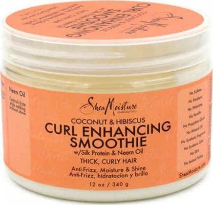 Shea Moisture Krem do Stylizacji Shea Moisture Coconut & Hibiscus Curl Smoothie Włosy Kręcone (340 g)