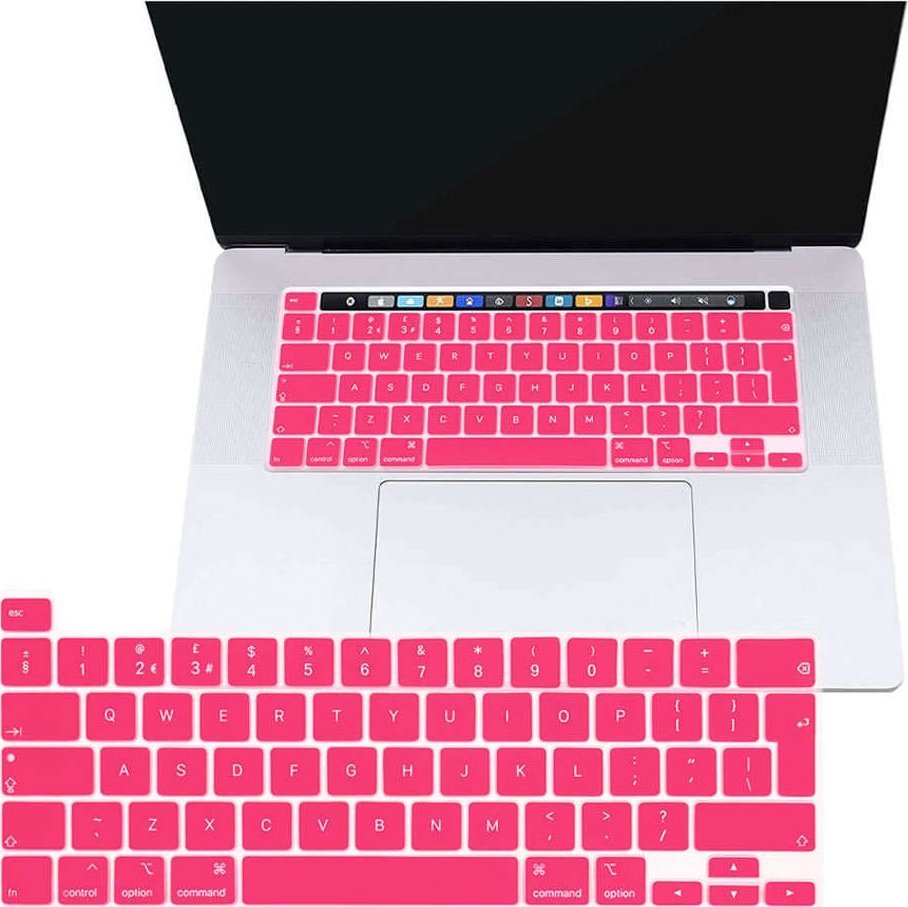 Etui Alogy Alogy Nakładka ochronna silikonowa na klawiaturę do Apple Macbook Pro 16/Pro 13 A2141/A2251/A2289/A2338 Czarna uniwersalny